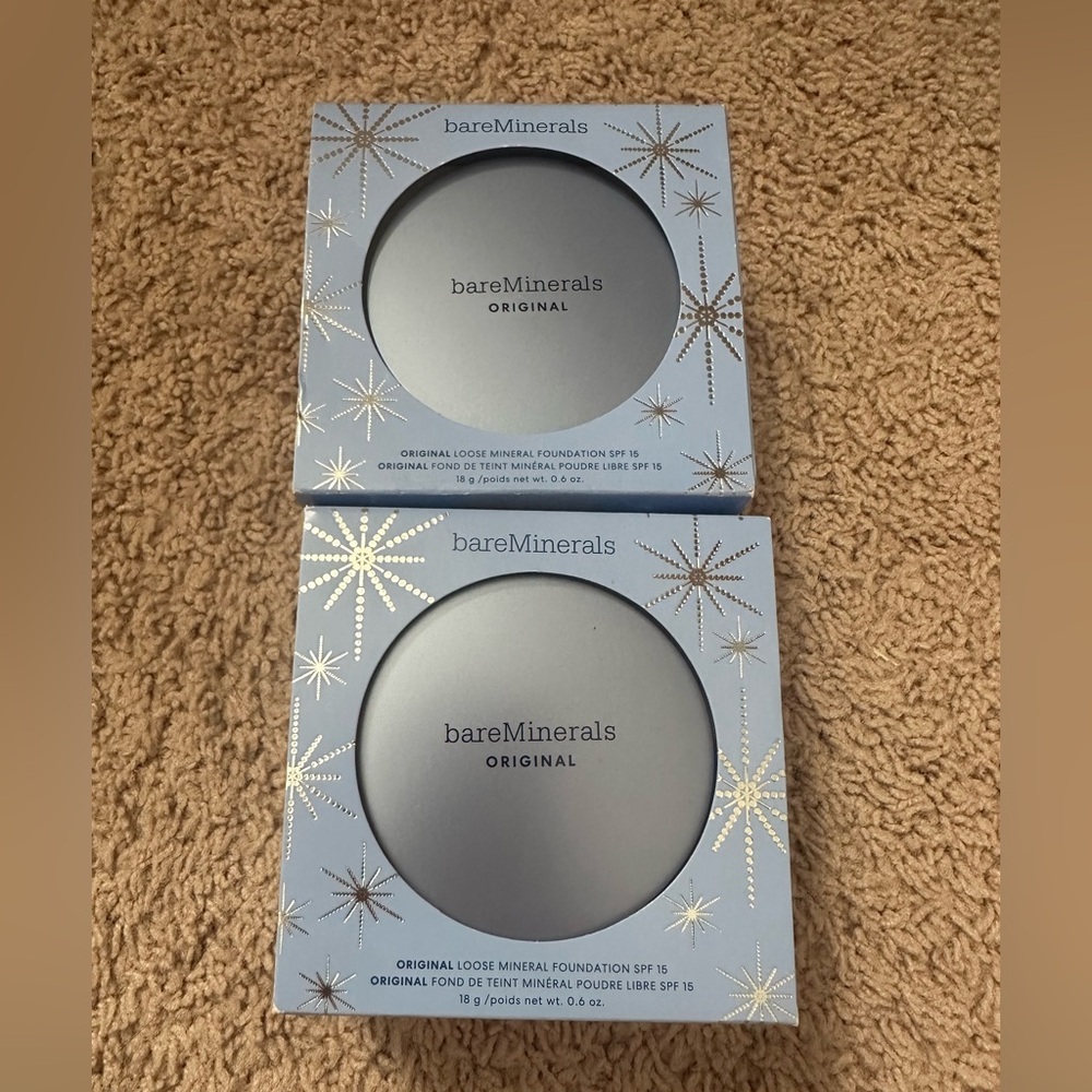 bareMinerals Original Foundation in Silver and Blue Packaging - price on each